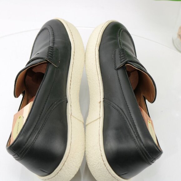 Donald Pliner Mens Murray Penny Loafer Size 8 Black Leather Sneaker Sole Slip On - Picture 7 of 11